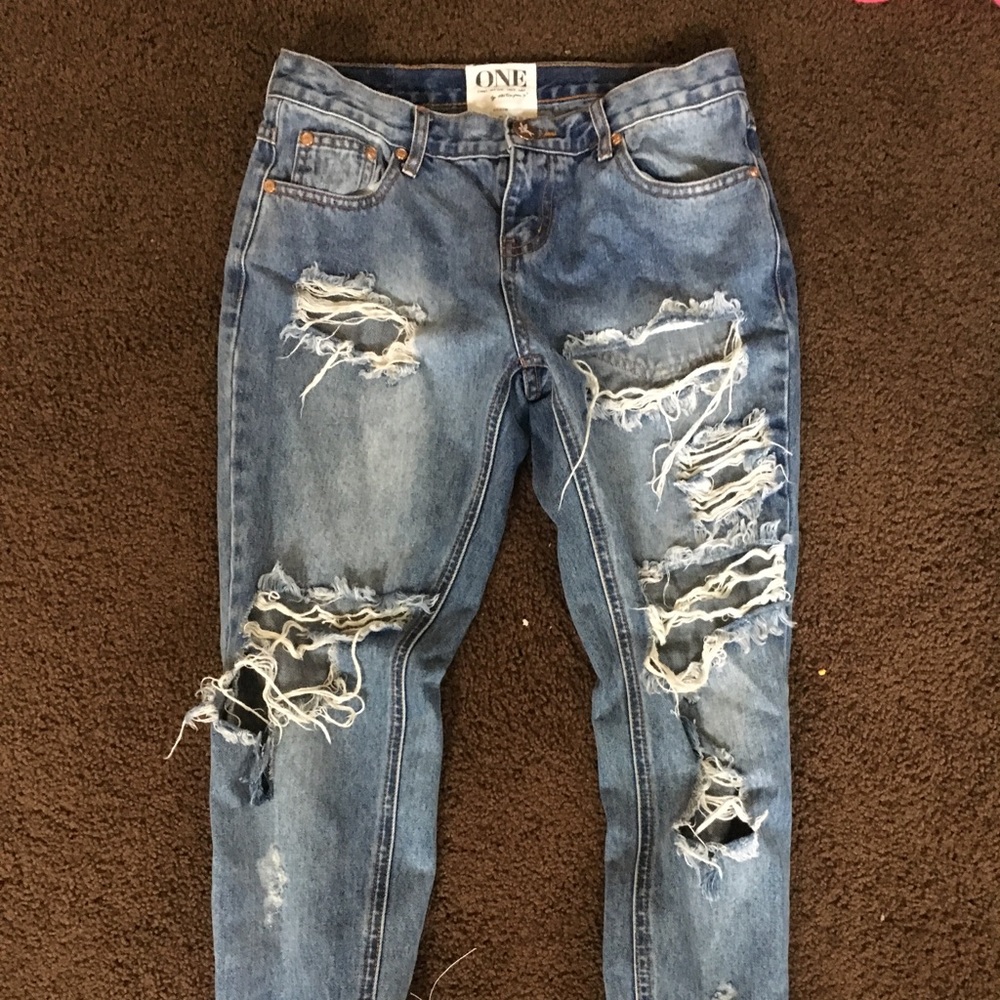 ripped jeans